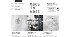 Desktop Screenshot of made-in-west.jp